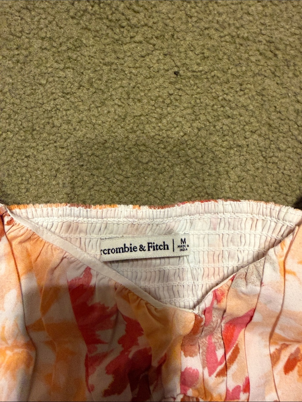 Abercrombie Ruffle Poplin Top - Picture 3 of 4